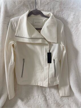 BLANKNYC Cream Moto Jacket – Size Medium (NWT)